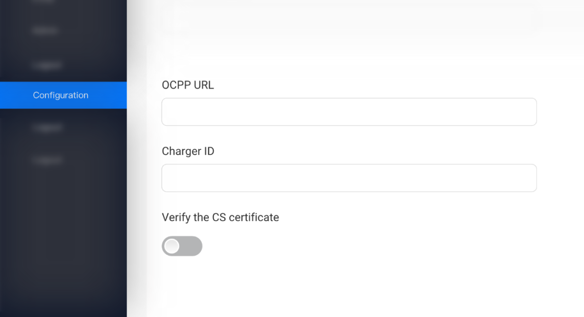 OCPP-compatible Charger Configuration Manual - enjoyelec