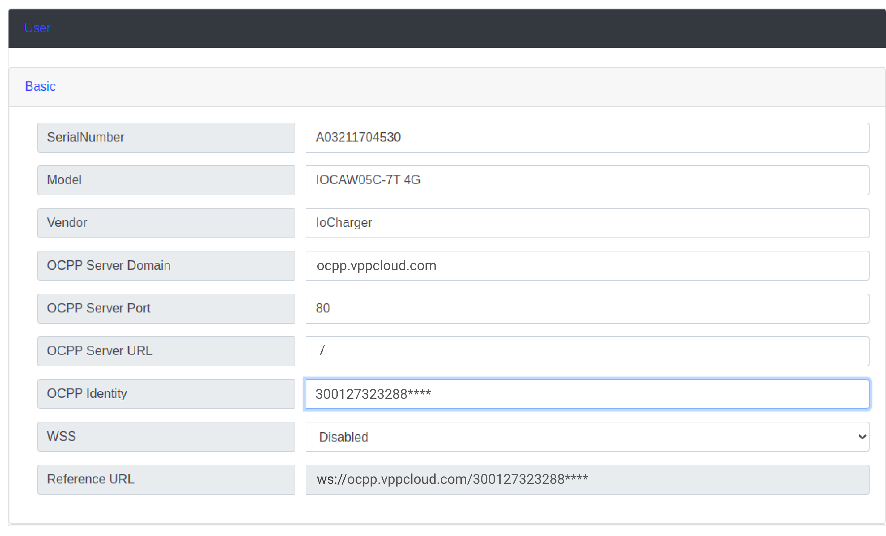 Ocular configuration