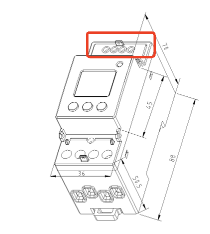  The communication interface of the Acrel Meter