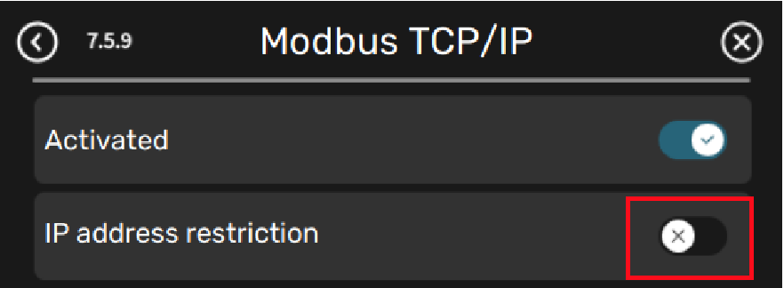 Controller connection to NIBE heat pump