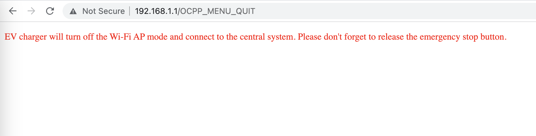 exit configuration mode