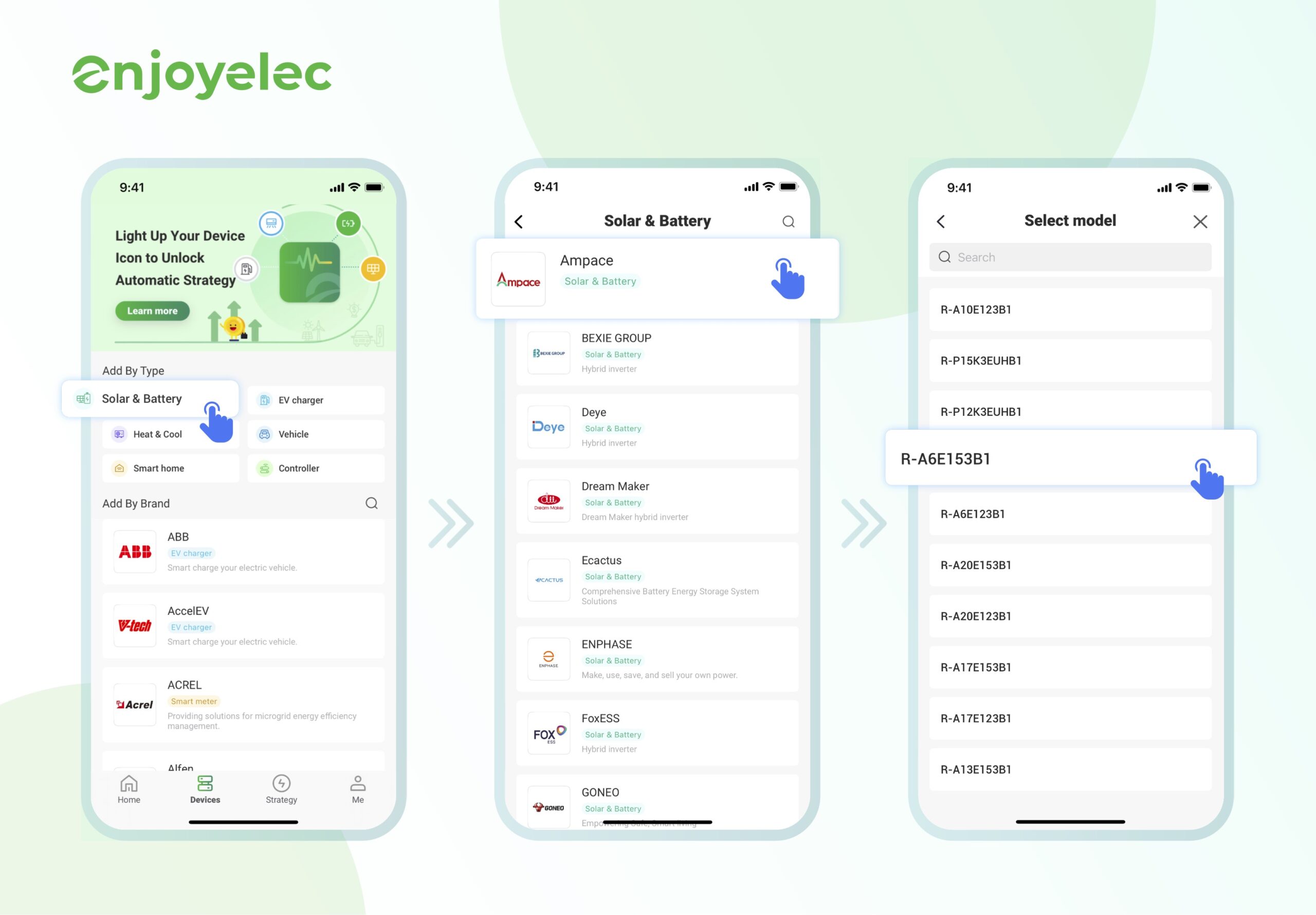 Integrate your Ampace energy assets to the enjoyelec HEMS Controller through this guide Integrate your Ampace energy assets to the enjoyelec HEMS Controller through this guide