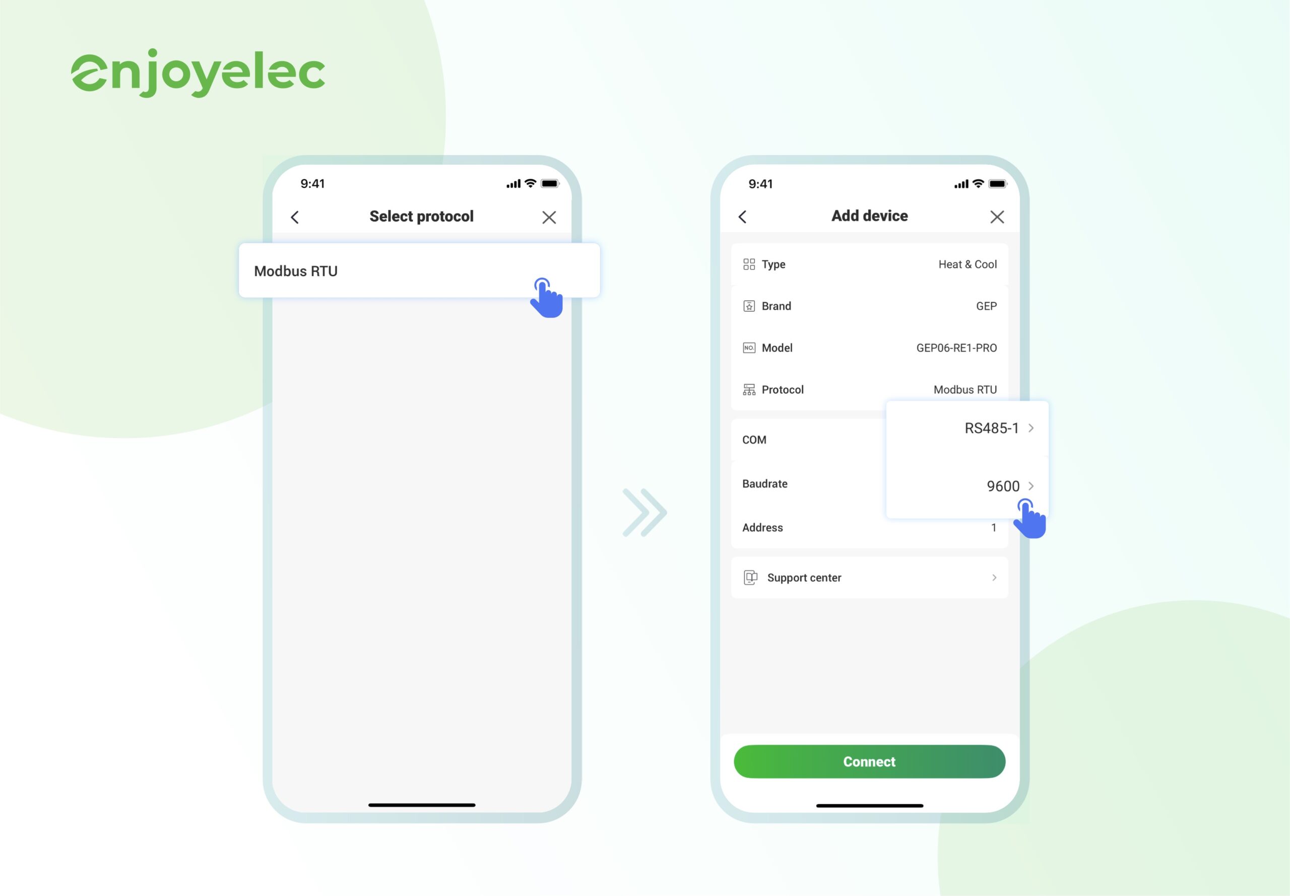 Integrate your GEP heat pump to enjoyelec HEMS Controller through this guide 2 Integrate your GEP heat pump to enjoyelec HEMS Controller through this guide
