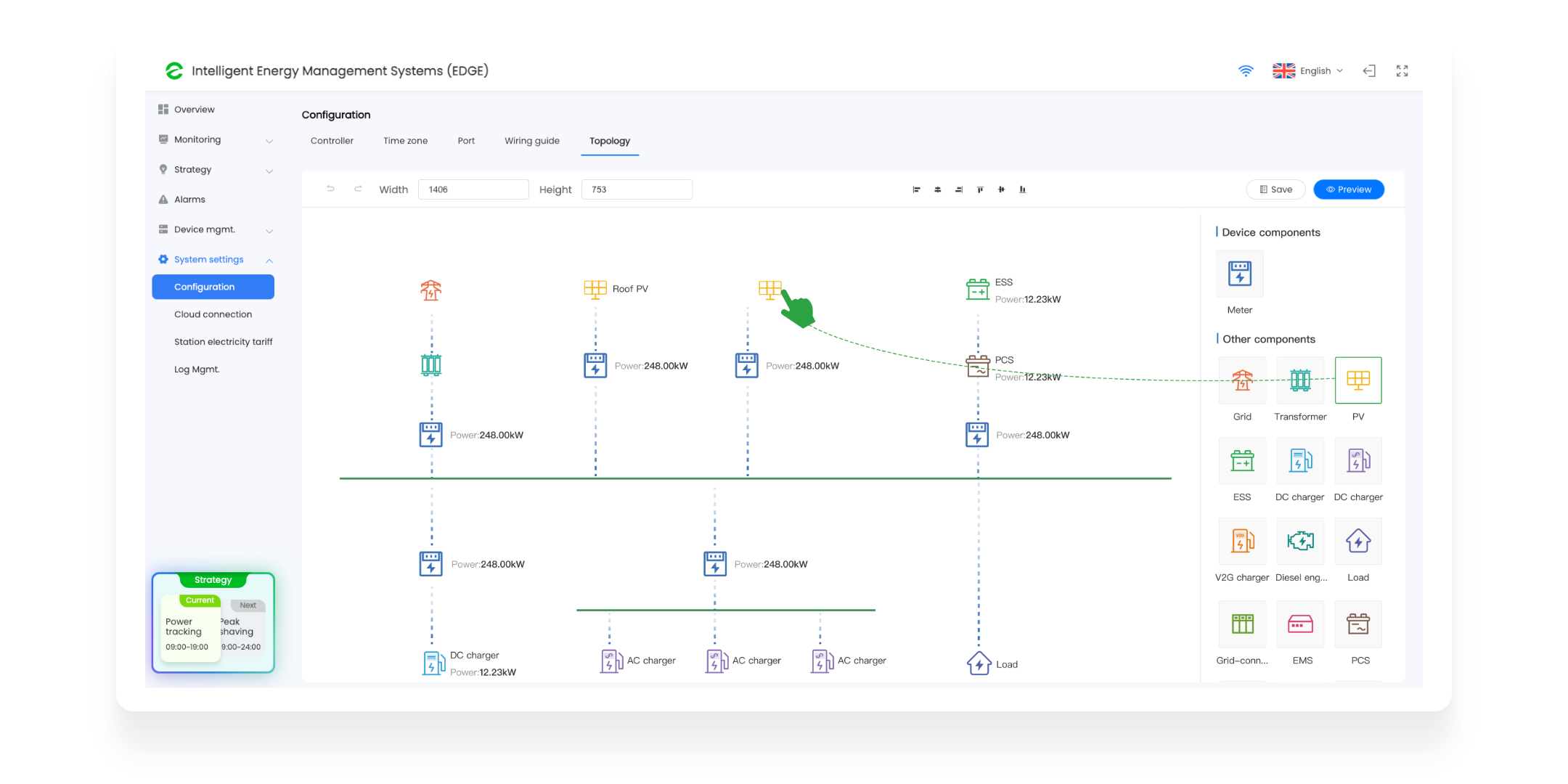 Visual Topology Builder
